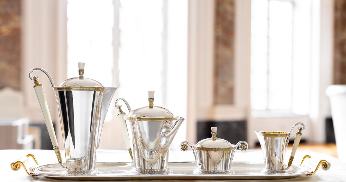 Ancienne Fabrique Royale Limoges - Koffieservies voor 6 (6) - Porselein